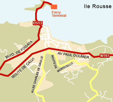 Ile Rousse  Freight Ferries